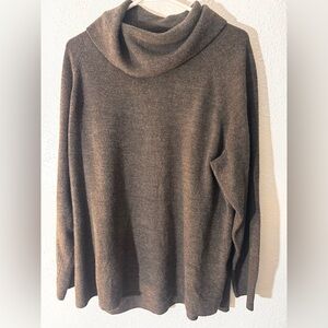 Willi Smith Chocolate Knit Top